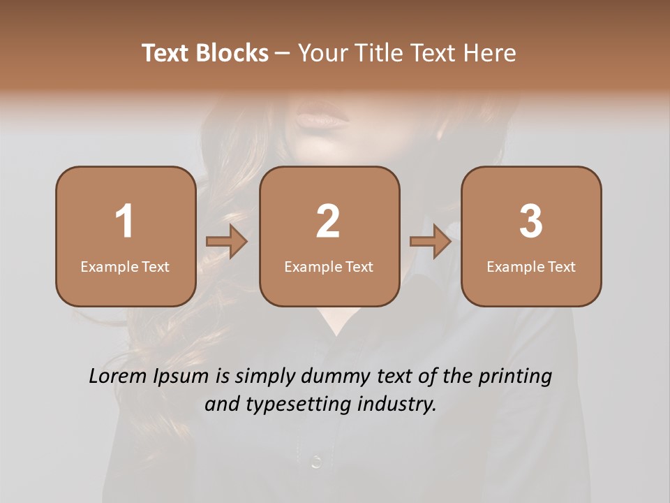 Gray Face Skin PowerPoint Template