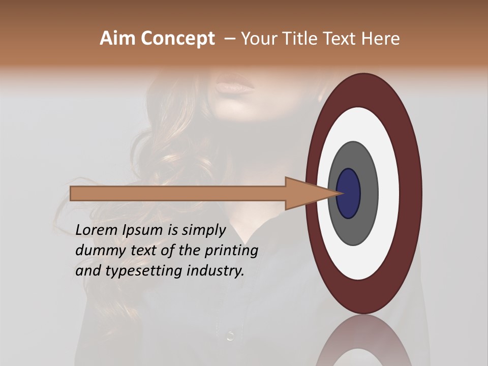 Gray Face Skin PowerPoint Template