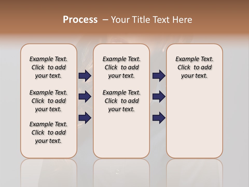 Gray Face Skin PowerPoint Template