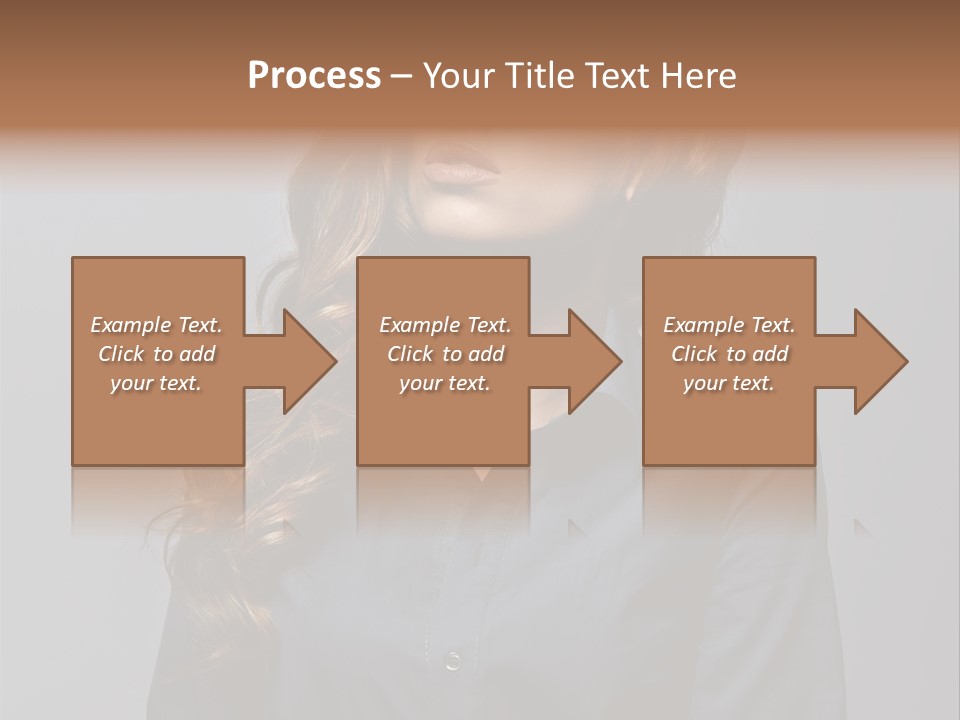 Gray Face Skin PowerPoint Template
