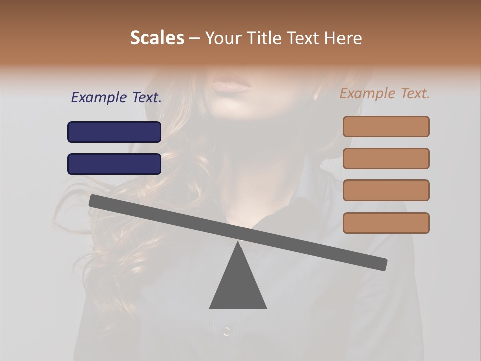 Gray Face Skin PowerPoint Template