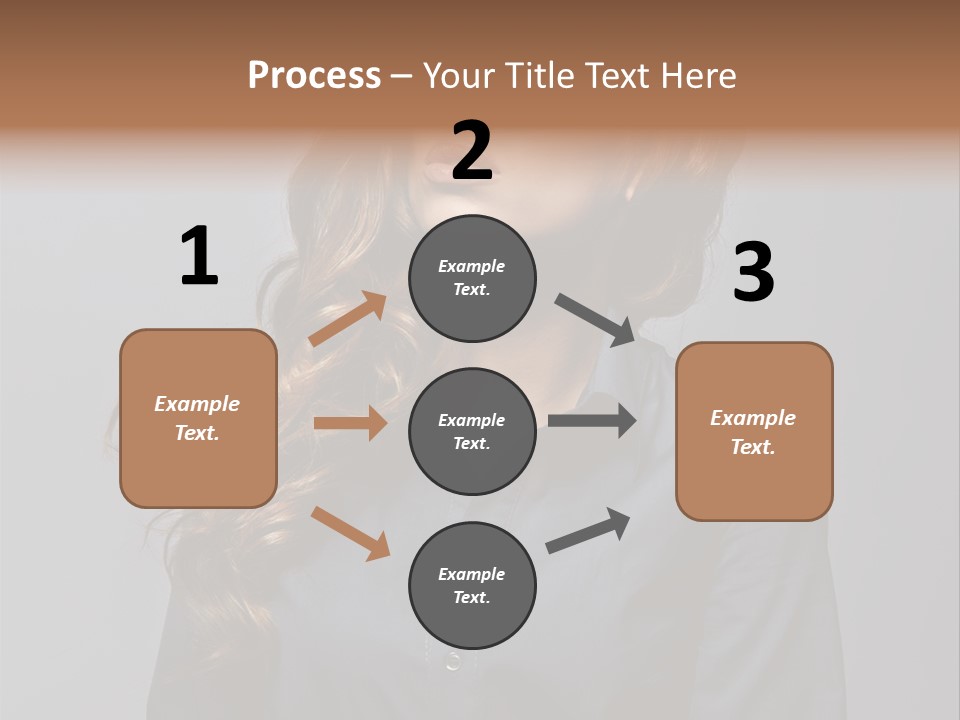 Gray Face Skin PowerPoint Template