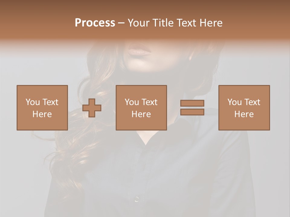 Gray Face Skin PowerPoint Template