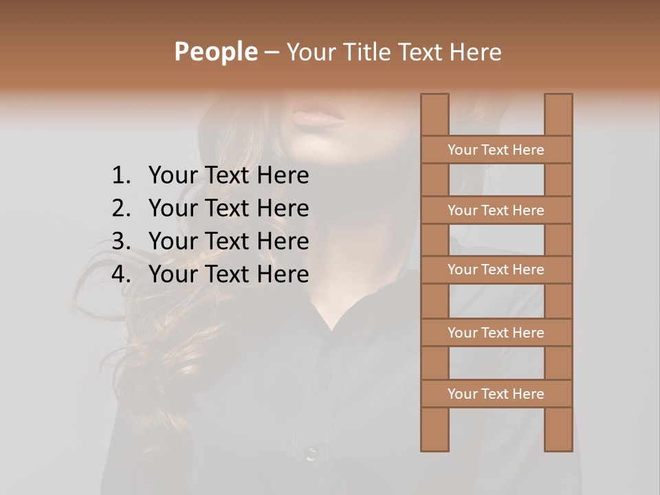 Gray Face Skin PowerPoint Template