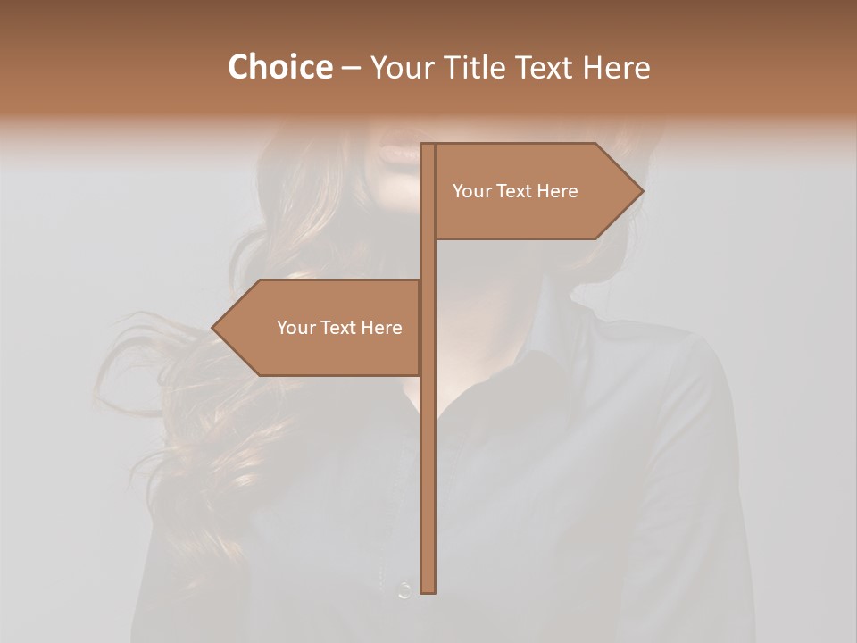 Gray Face Skin PowerPoint Template
