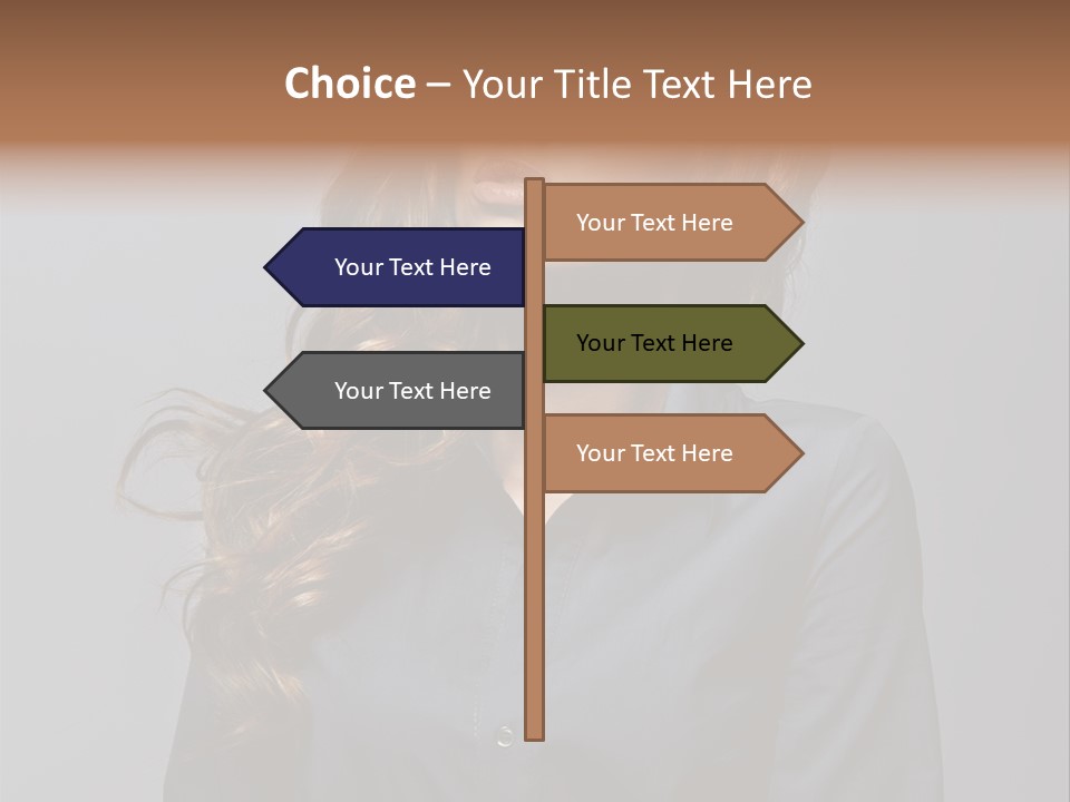 Gray Face Skin PowerPoint Template