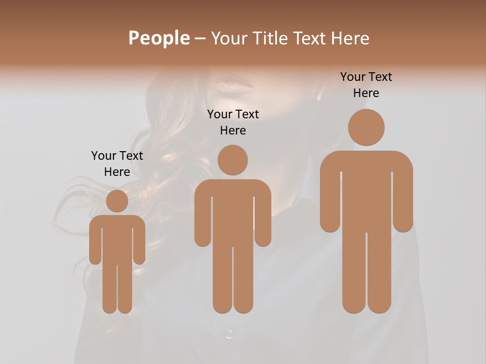 Gray Face Skin PowerPoint Template