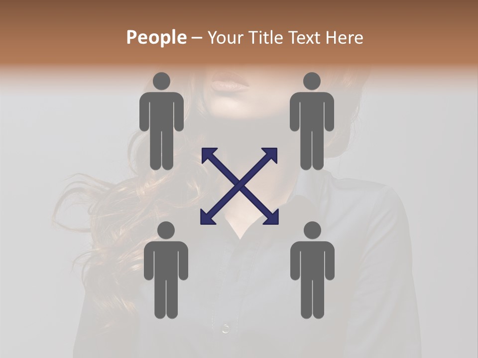 Gray Face Skin PowerPoint Template