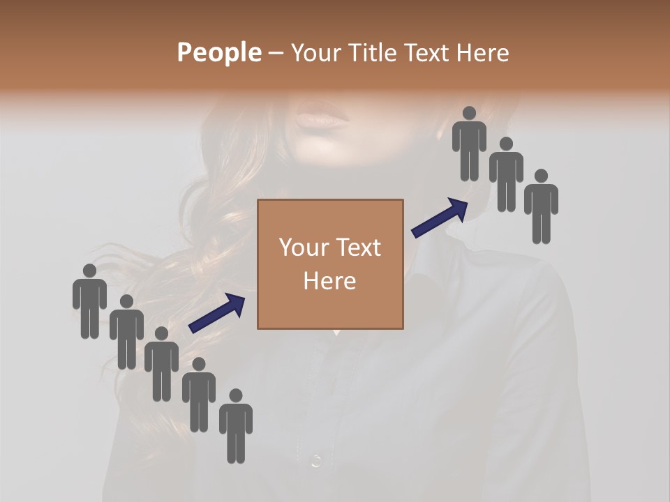 Gray Face Skin PowerPoint Template