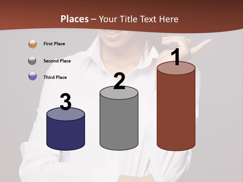 Girl Beauty Female PowerPoint Template