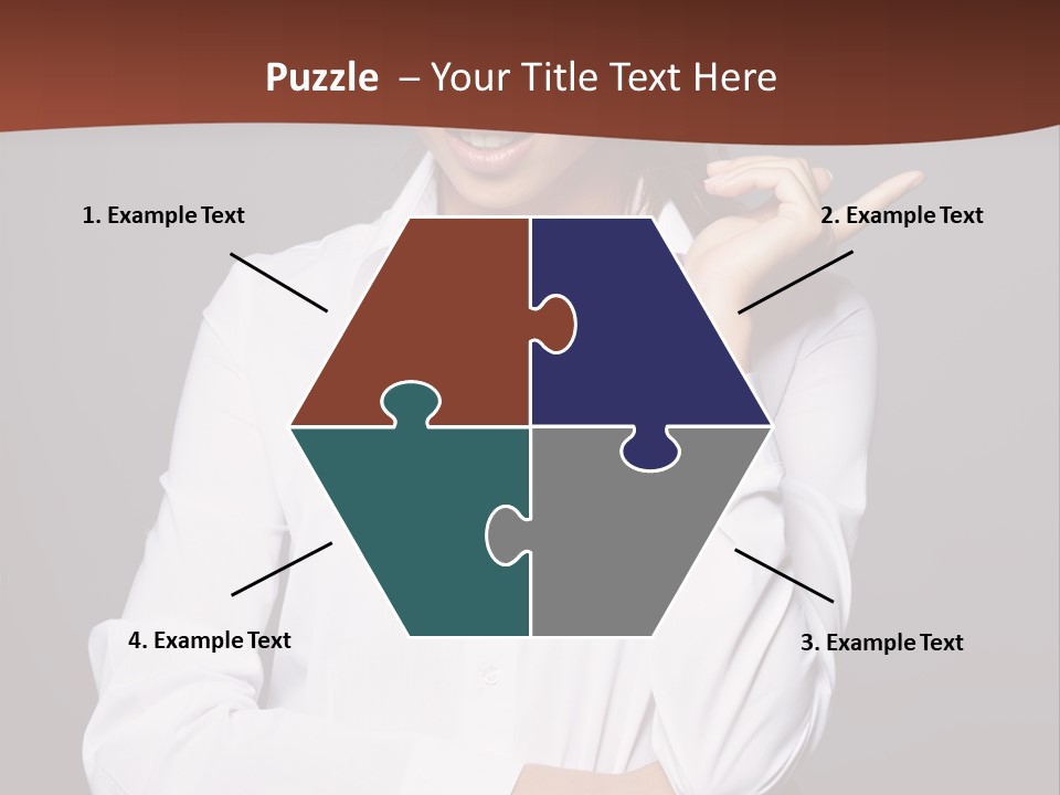 Girl Beauty Female PowerPoint Template