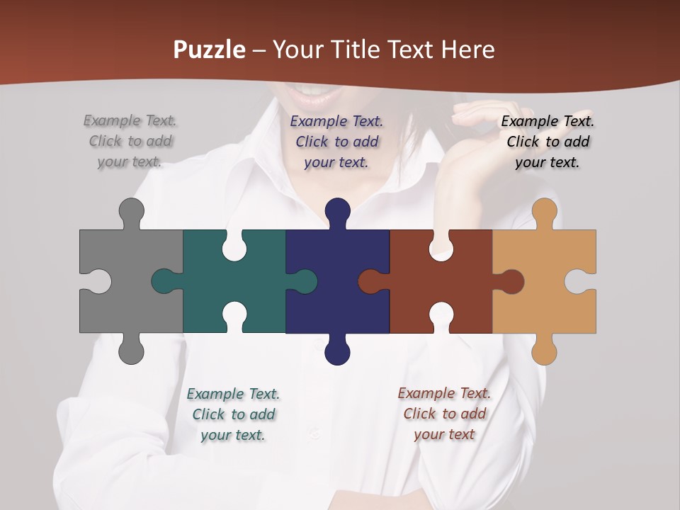 Girl Beauty Female PowerPoint Template