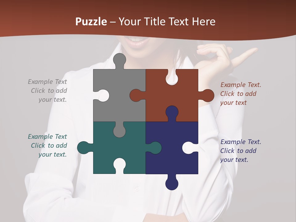 Girl Beauty Female PowerPoint Template