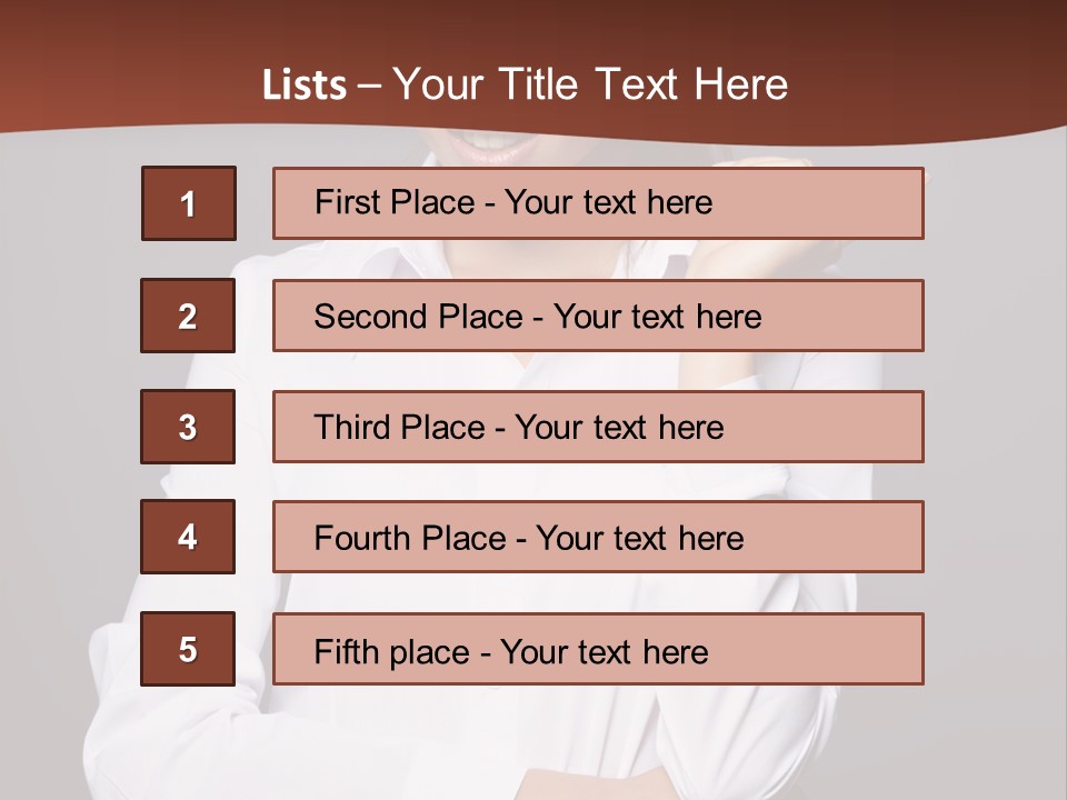 Girl Beauty Female PowerPoint Template