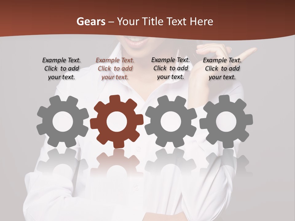 Girl Beauty Female PowerPoint Template