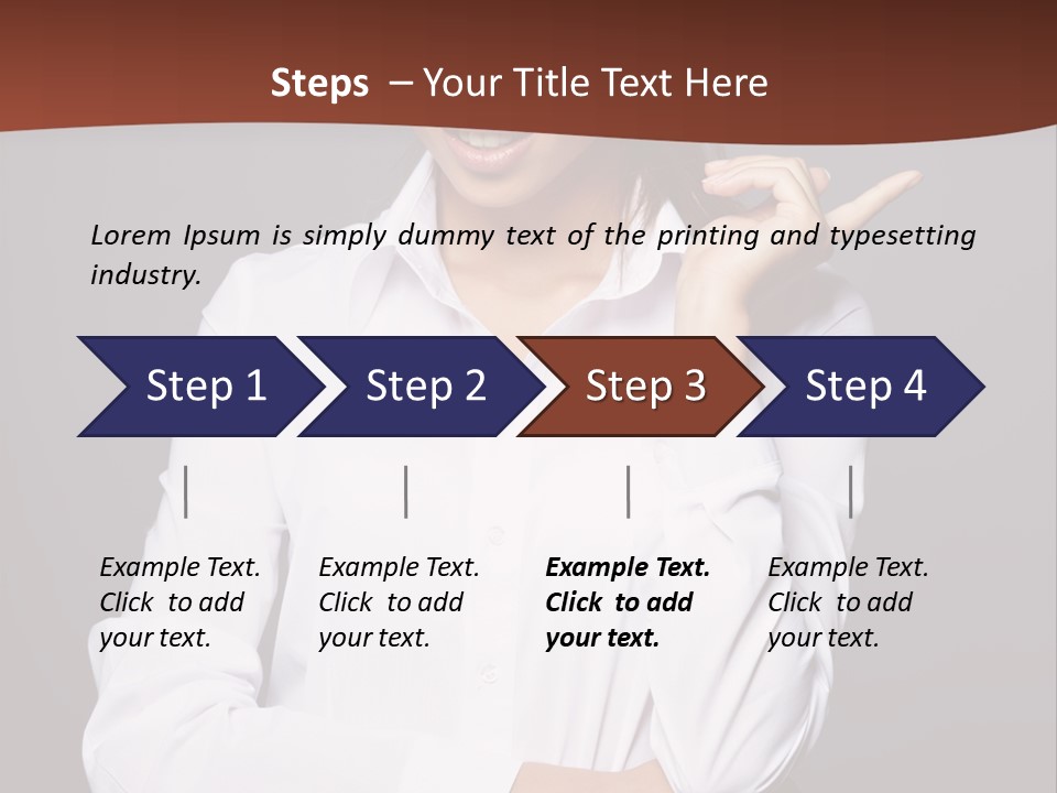 Girl Beauty Female PowerPoint Template