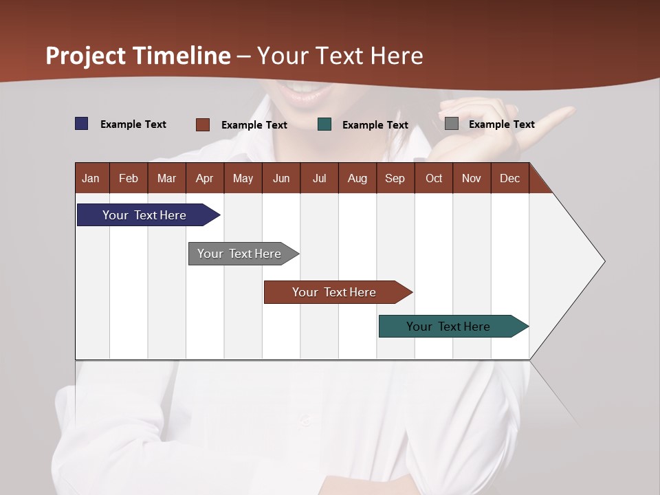 Girl Beauty Female PowerPoint Template
