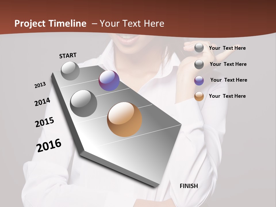 Girl Beauty Female PowerPoint Template