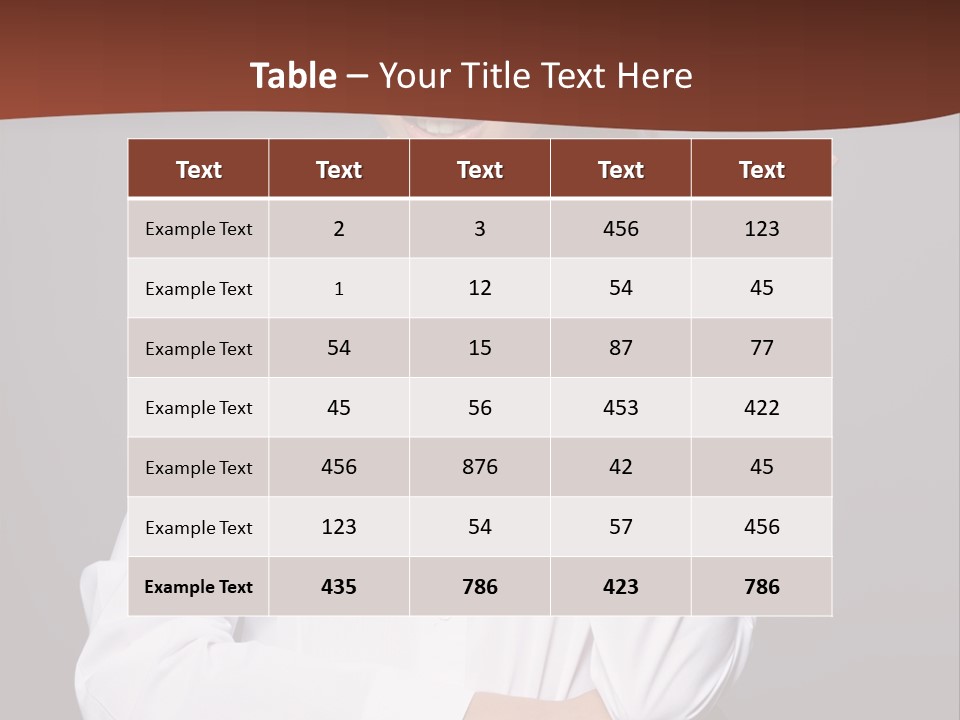 Girl Beauty Female PowerPoint Template