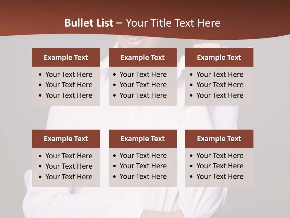 Girl Beauty Female PowerPoint Template