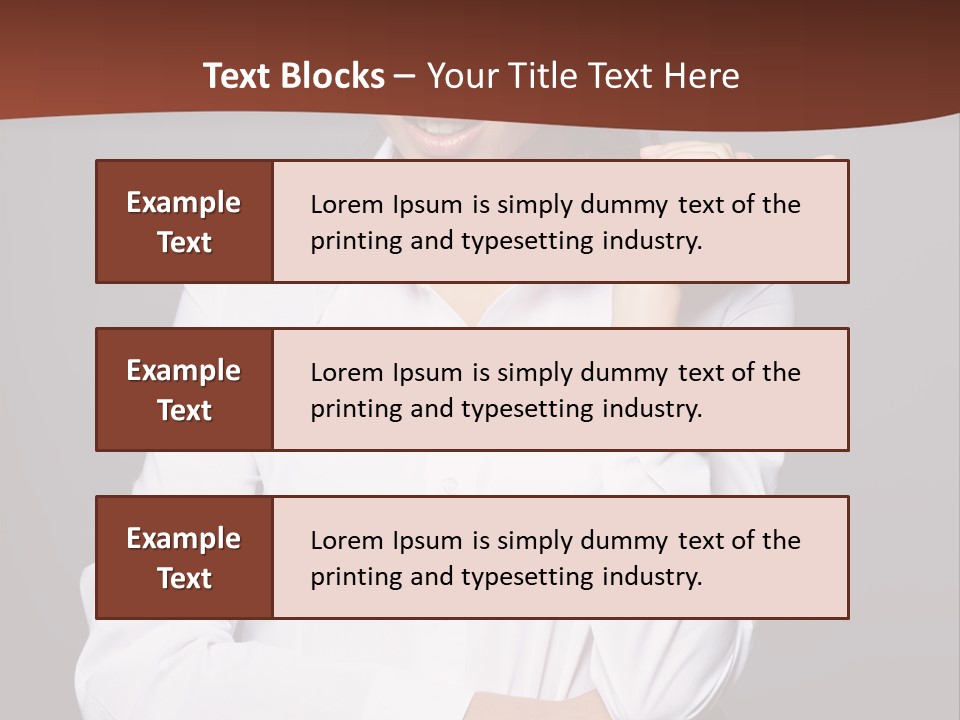 Girl Beauty Female PowerPoint Template