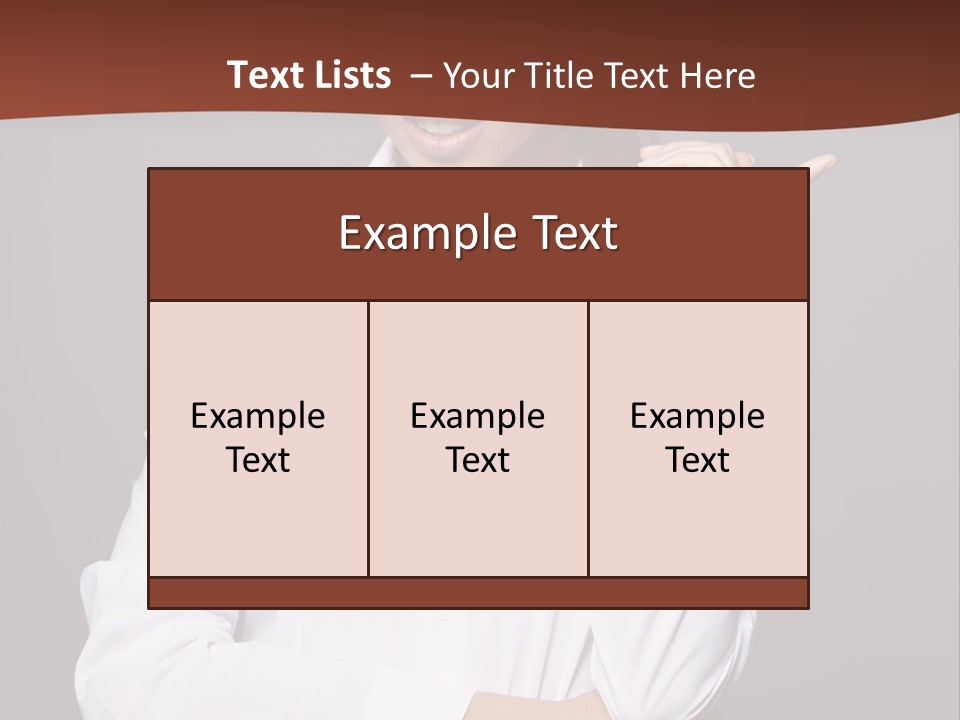 Girl Beauty Female PowerPoint Template