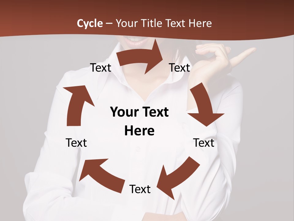 Girl Beauty Female PowerPoint Template