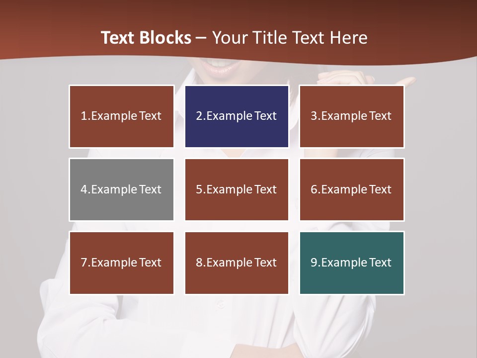 Girl Beauty Female PowerPoint Template