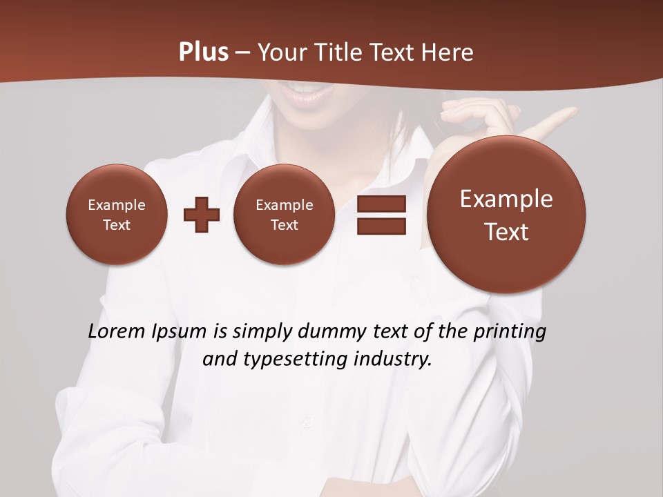 Girl Beauty Female PowerPoint Template