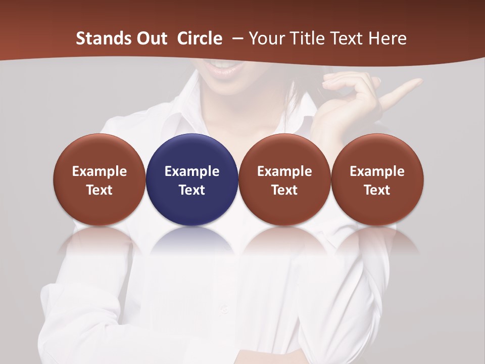 Girl Beauty Female PowerPoint Template