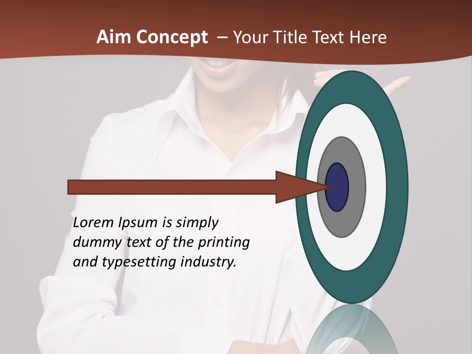 Girl Beauty Female PowerPoint Template