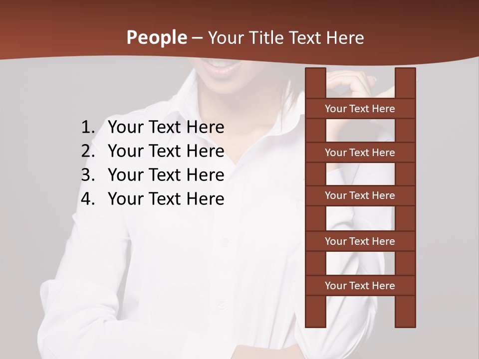 Girl Beauty Female PowerPoint Template