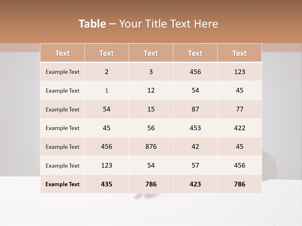 Blank Woman Presenting PowerPoint Template