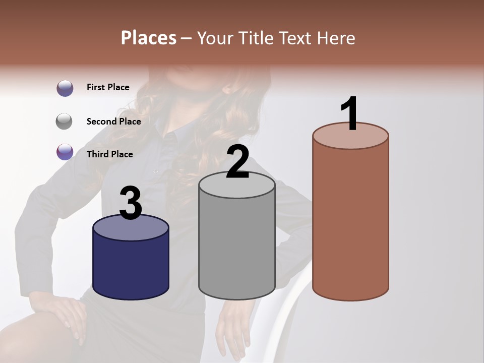 Smiling Happy Isolated PowerPoint Template