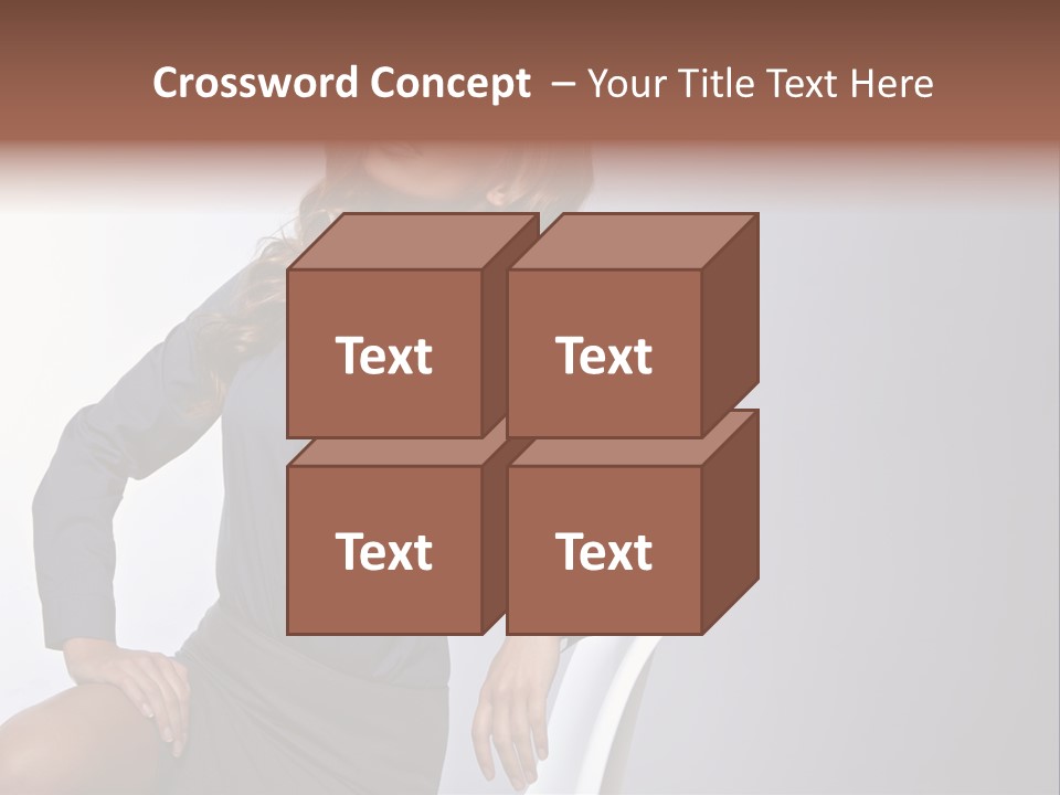 Smiling Happy Isolated PowerPoint Template