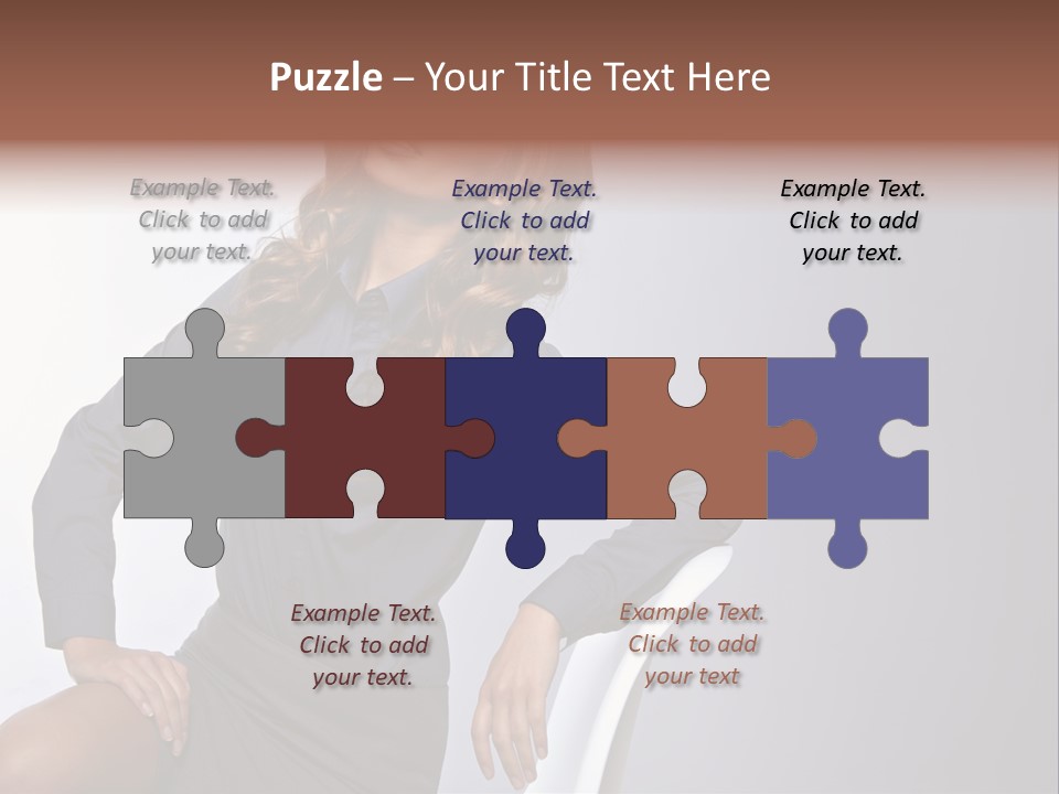 Smiling Happy Isolated PowerPoint Template