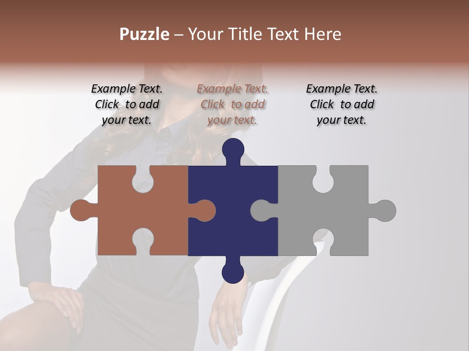 Smiling Happy Isolated PowerPoint Template