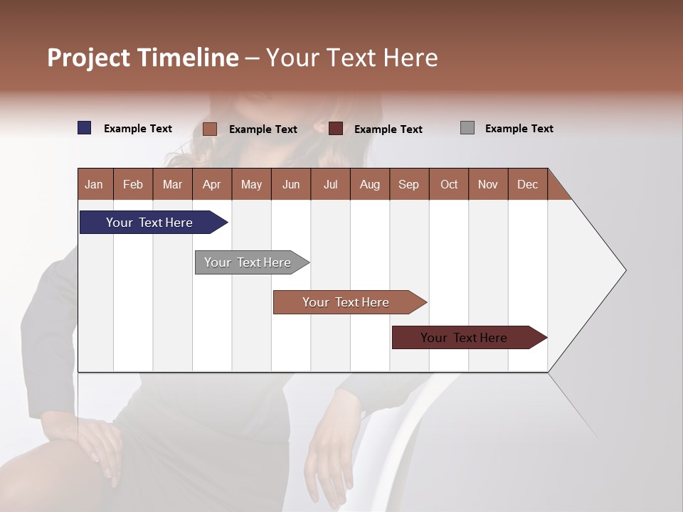Smiling Happy Isolated PowerPoint Template