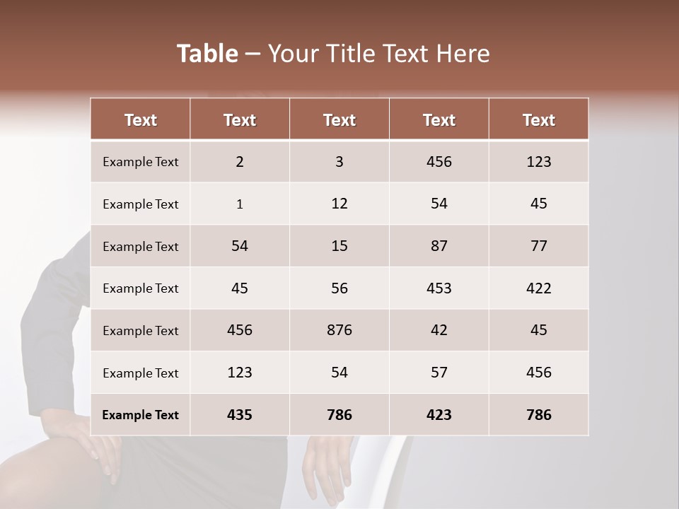 Smiling Happy Isolated PowerPoint Template