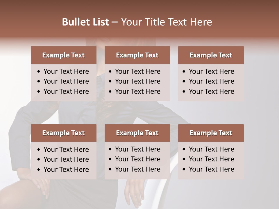 Smiling Happy Isolated PowerPoint Template