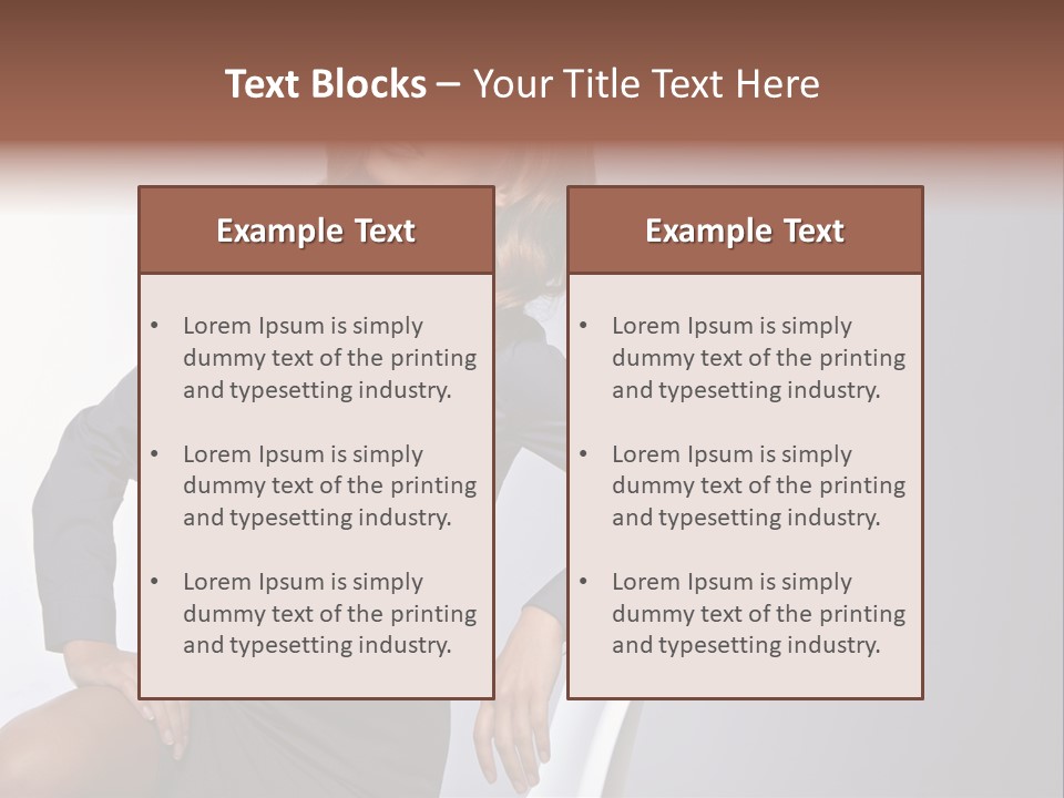 Smiling Happy Isolated PowerPoint Template
