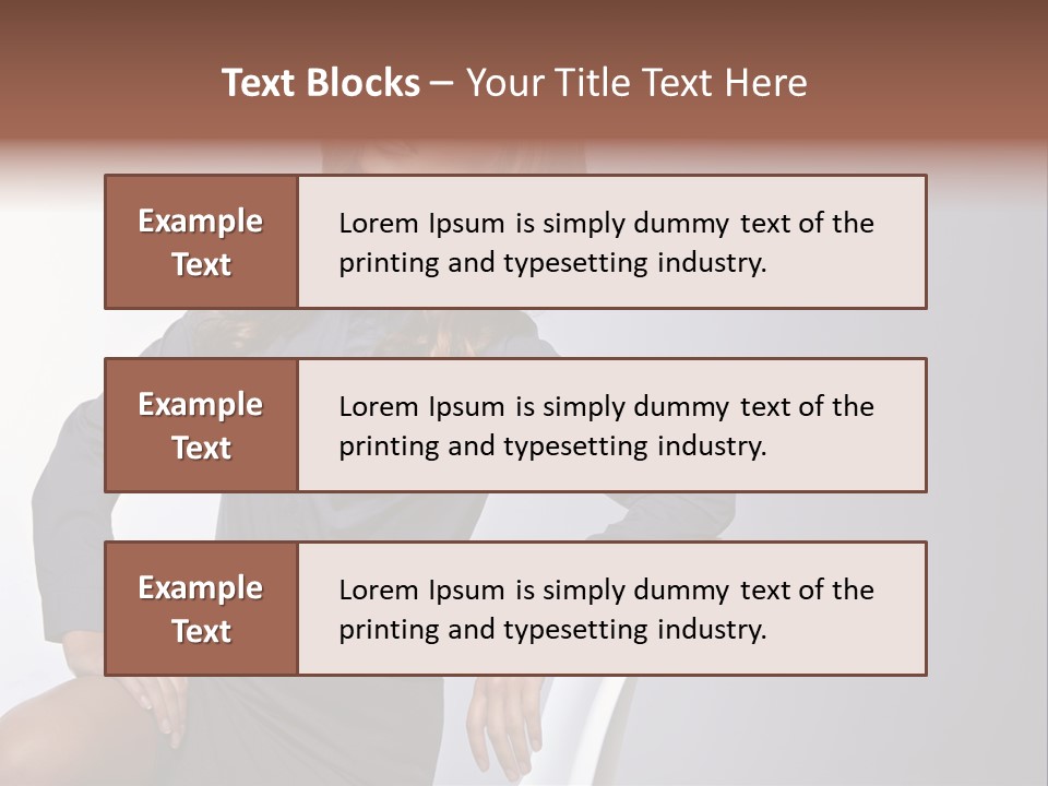 Smiling Happy Isolated PowerPoint Template