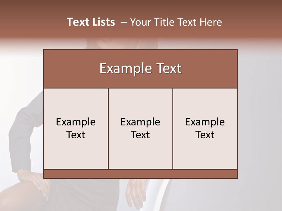 Smiling Happy Isolated PowerPoint Template