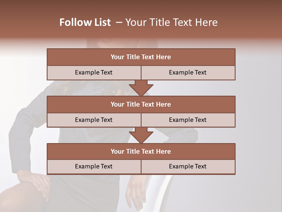 Smiling Happy Isolated PowerPoint Template