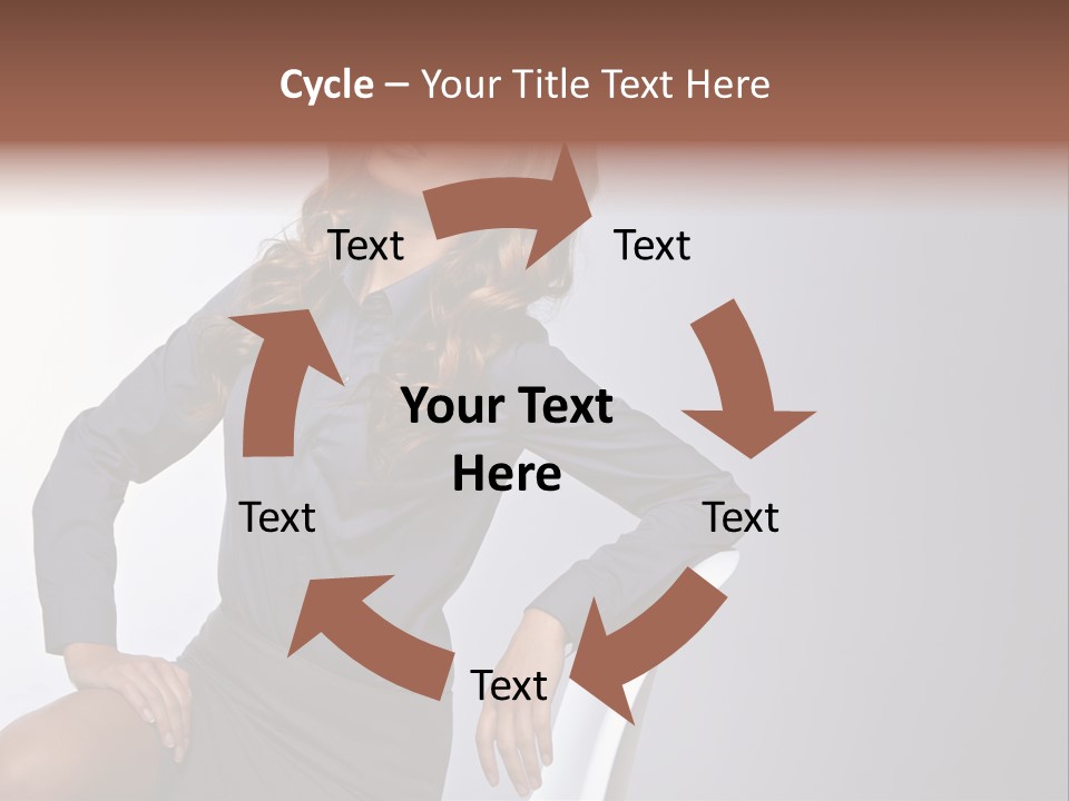 Smiling Happy Isolated PowerPoint Template