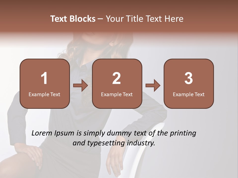 Smiling Happy Isolated PowerPoint Template