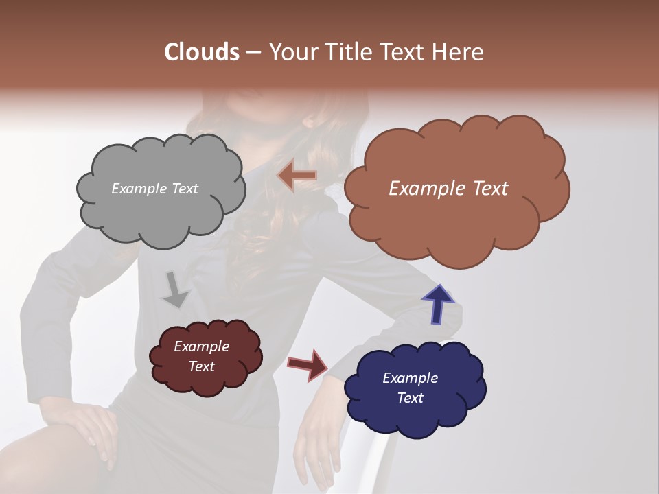 Smiling Happy Isolated PowerPoint Template