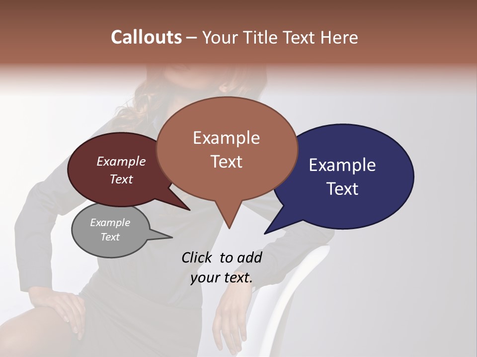 Smiling Happy Isolated PowerPoint Template