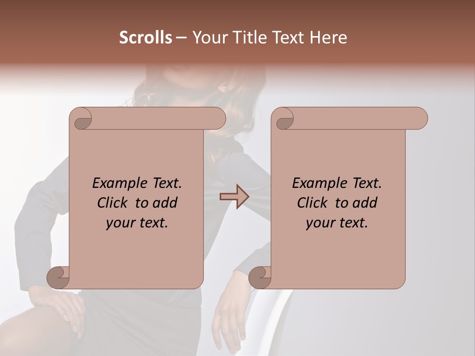 Smiling Happy Isolated PowerPoint Template
