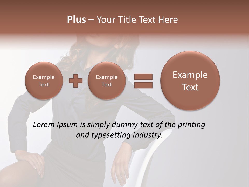 Smiling Happy Isolated PowerPoint Template